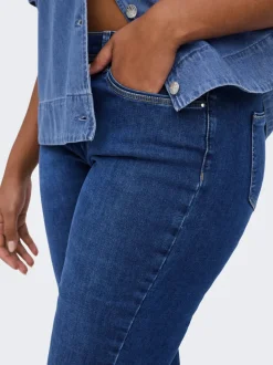 CARALLY Średnia talia Krój skinny Jeans