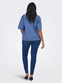 CARALLY Średnia talia Krój skinny Jeans
