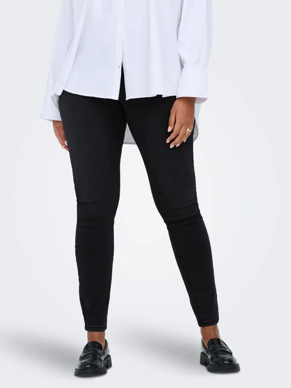 CARALLY Średnia talia Krój skinny Jeans
