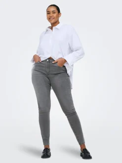 CARALLY Średnia talia Krój skinny Jeans