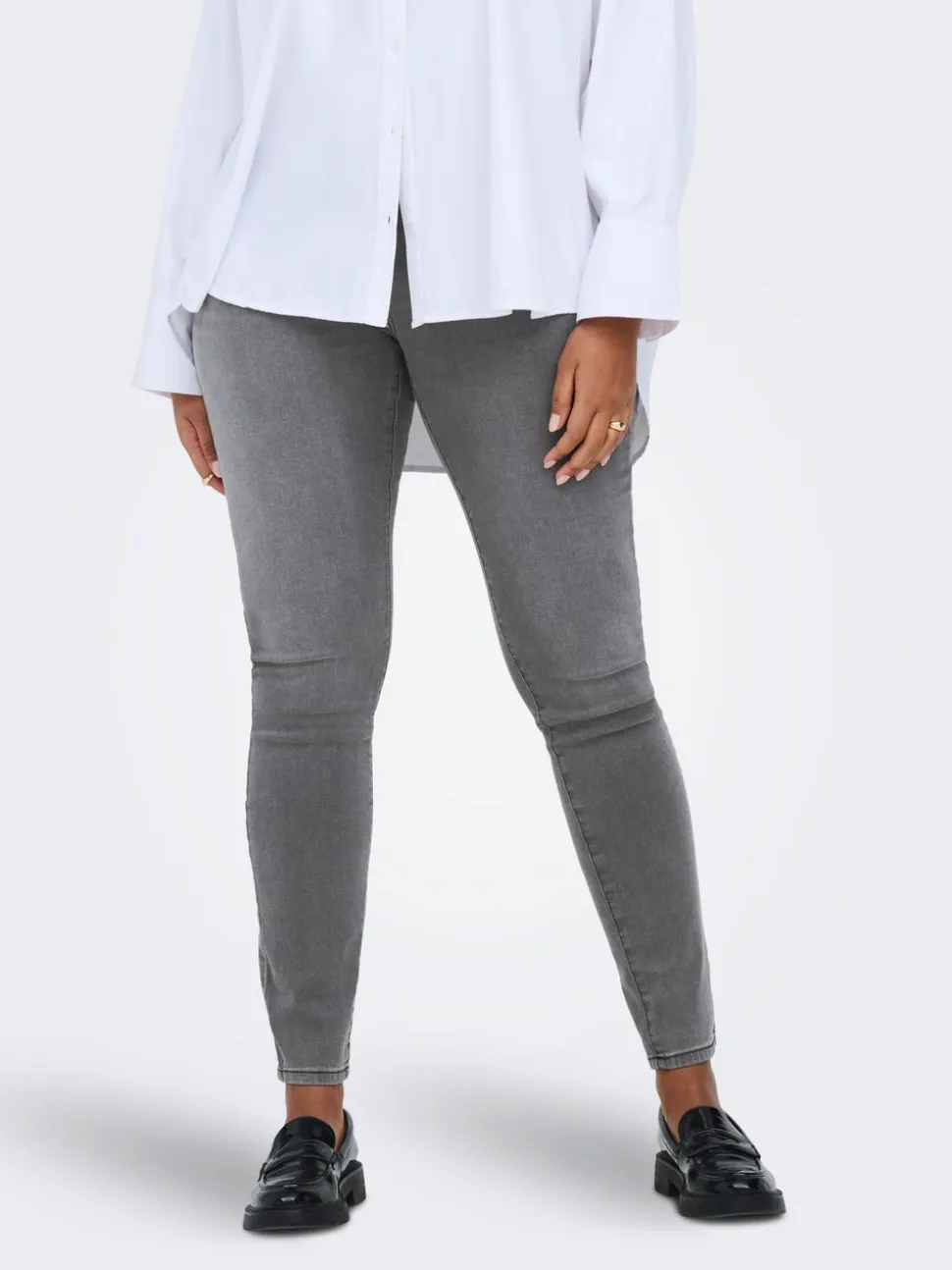 CARALLY Średnia talia Krój skinny Jeans