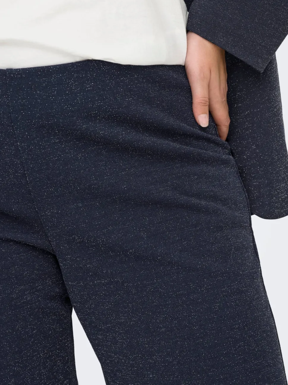CARALYA Krój wide leg Spodnie z szeroką nogawką