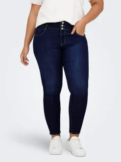 CARANNA Wysoka talia Krój skinny Do kostek Jeans