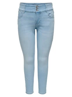 CARANNA Wysoka talia Krój skinny Do kostek Jeans