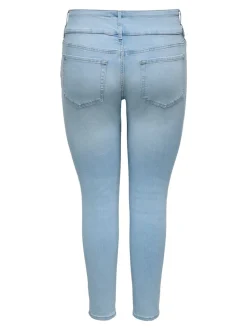 CARANNA Wysoka talia Krój skinny Do kostek Jeans