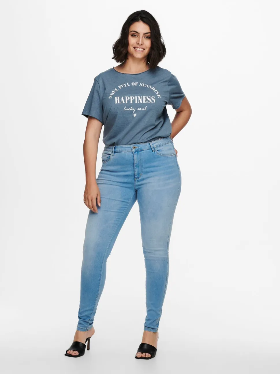 CARAUGUSTA Wysoka talia Krój skinny Jeans