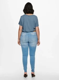 CARAUGUSTA Wysoka talia Krój skinny Jeans