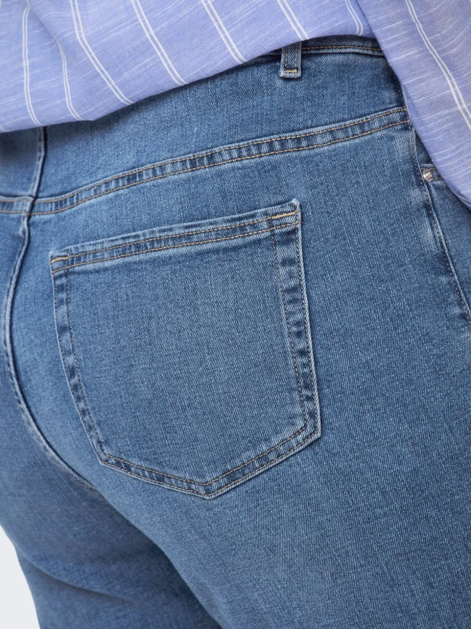 CARBILLY Wysoka talia Krój wide leg Jeans