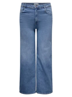 CARBILLY Wysoka talia Krój wide leg Jeans
