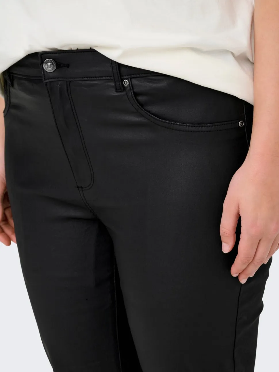 CARBLUSH Krój skinny Spodnie
