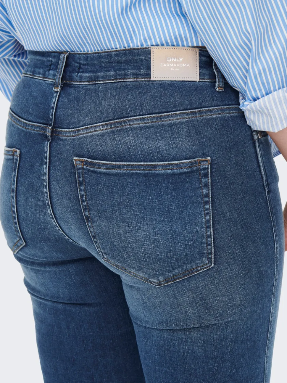 CARBOBBI Krój skinny Do kostek Jeans