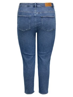 CARCATWALK Wysoka talia Krój mom Do kostek Jeans