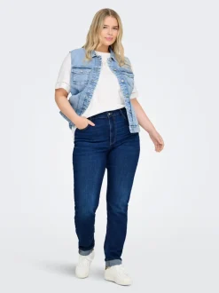 CARCHRISTINE Wysoka talia Krój skinny Jeans