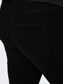 CARCRUZ Jeansy Capri Z Wysokim Stanem