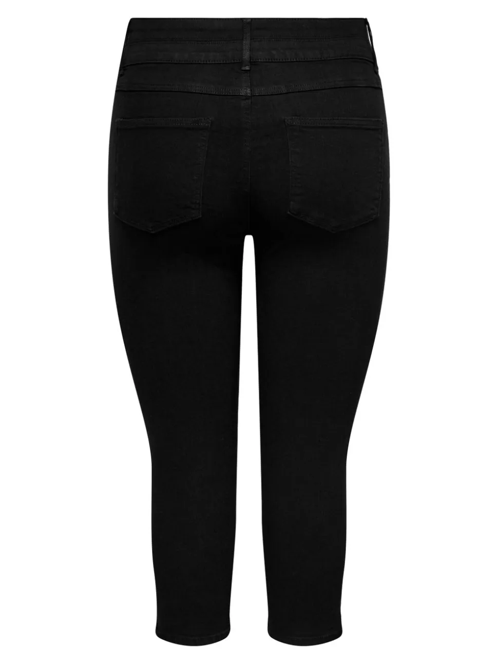 CARCRUZ Jeansy Capri Z Wysokim Stanem