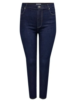 CARCRUZ Wysoka talia Krój skinny Do kostek Jeans