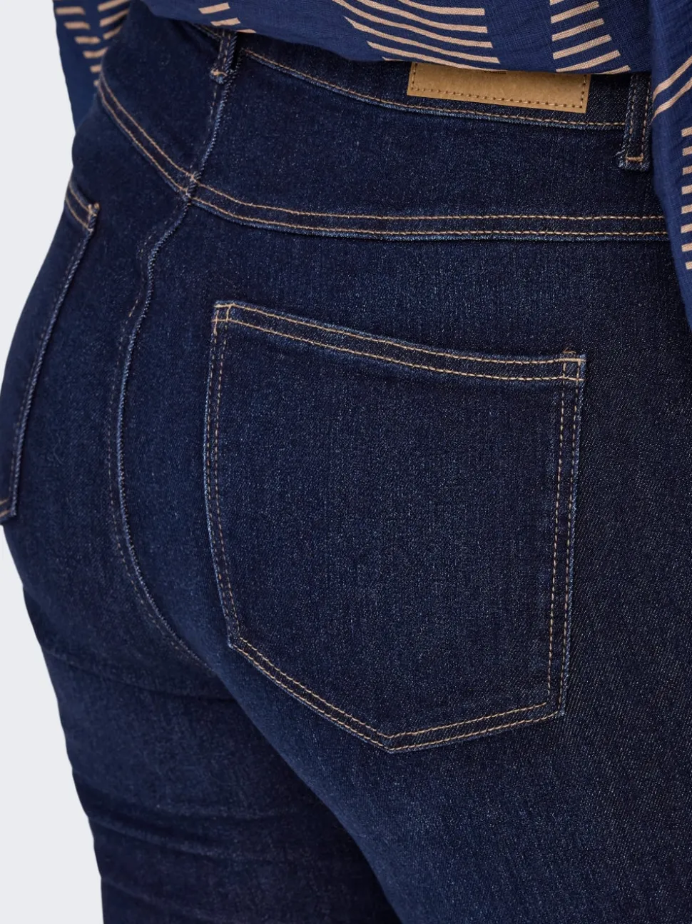 CARCRUZ Wysoka talia Krój skinny Do kostek Jeans
