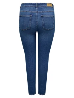 CARCRUZ Wysoka talia Krój skinny Do kostek Jeans