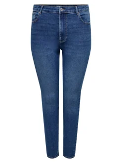 CARCRUZ Wysoka talia Krój skinny Do kostek Jeans