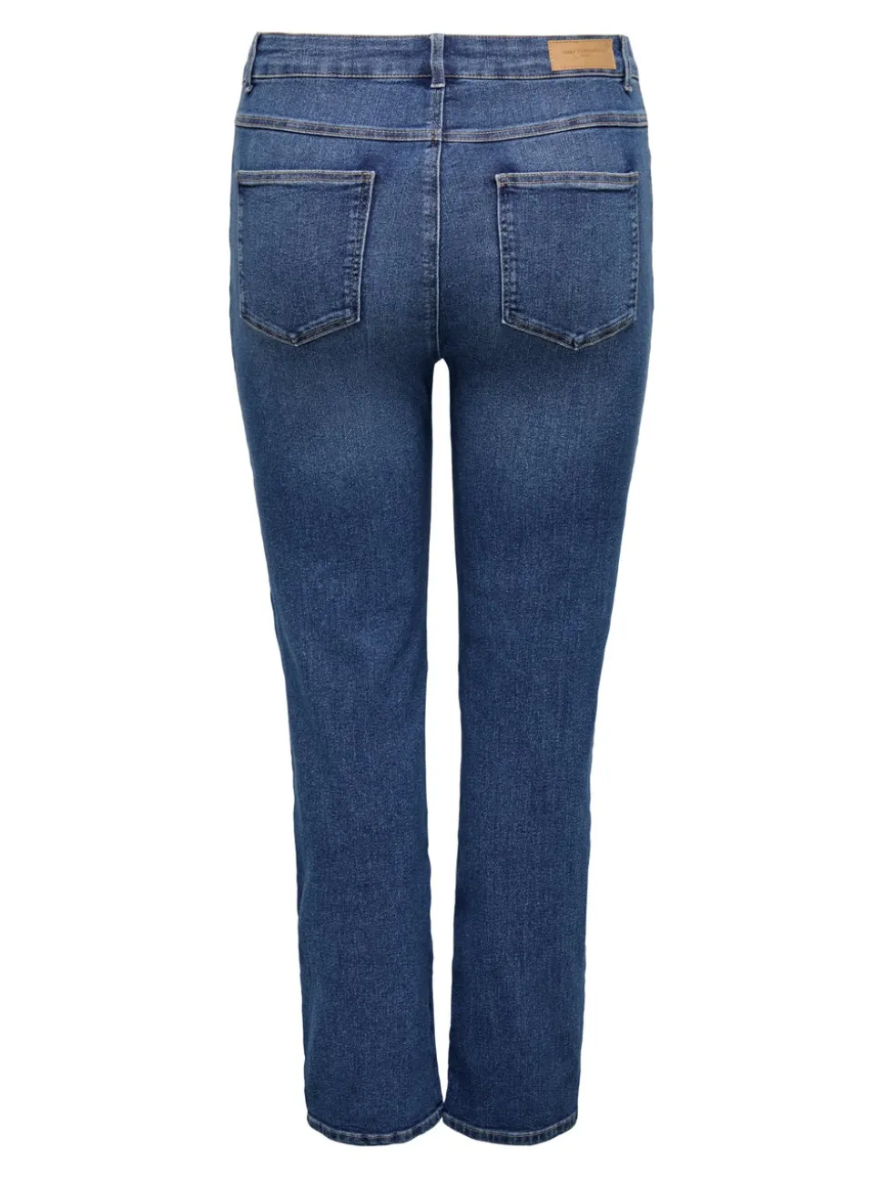 CARCRUZ Wysoka talia Krój Straight Jeans