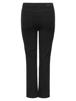 CARCRUZ Wysoka talia Krój Straight Jeans