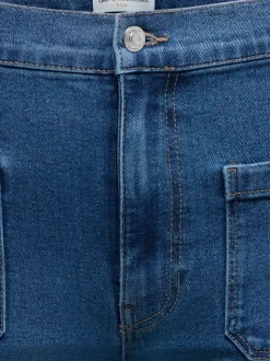 CARCYPRESS Wysoka talia Krój flared Do kostek Jeans