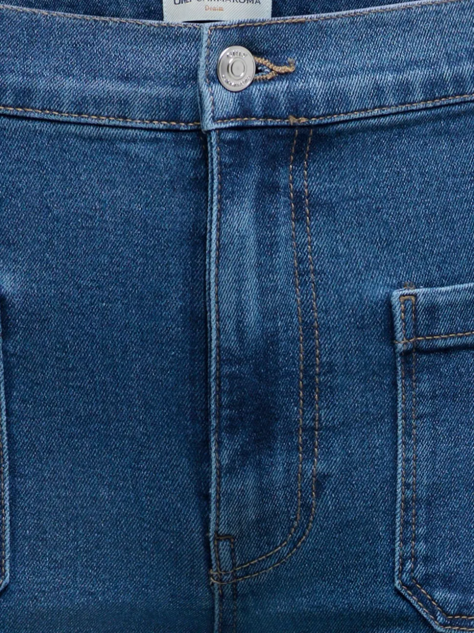 CARCYPRESS Wysoka talia Krój flared Do kostek Jeans