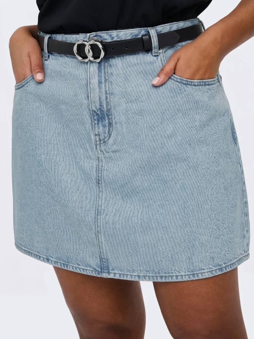 CAREDEN Jeans Spódnica jeansowa Krótka spódnica