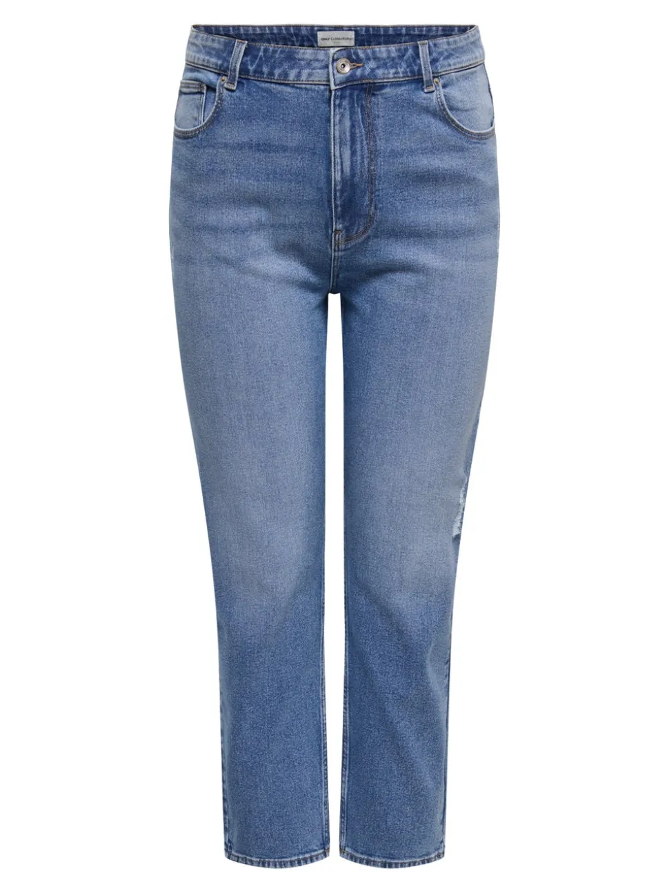 CAREMILY Wysoka talia Krój prosty Do kostek Jeans