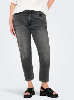CAREMILY Wysoka talia Krój prosty Jeans