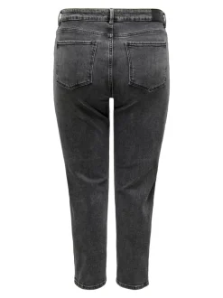 CAREMILY Wysoka talia Krój prosty Jeans