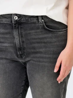 CAREMILY Wysoka talia Krój prosty Jeans