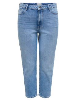 CAREMILY Wysoka talia Krój prosty Jeans