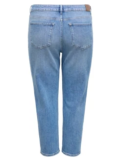 CAREMILY Wysoka talia Krój prosty Jeans
