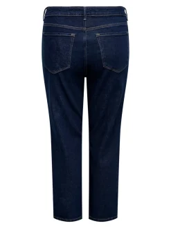 CAREMILY Wysoka talia Krój prosty Do kostek Jeans