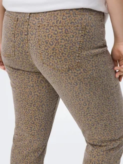 CAREMILY Wysoka talia Krój prosty Do kostek Jeans