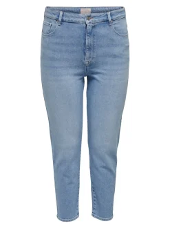 CAREMILYSTRETCH Wysoka talia Krój prosty Do kostek Jeans