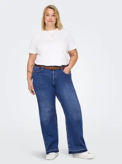 CAREMMY Wysoka talia Krój wide leg Jeans
