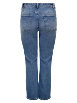 CAREVERLY Średnia talia Krój bootcut Jeans