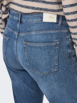 CAREVERLY Średnia talia Krój bootcut Jeans