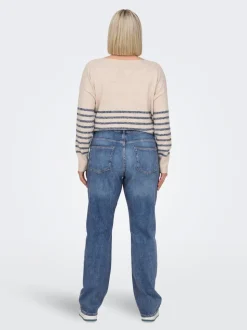 CAREVERLY Średnia talia Krój bootcut Jeans