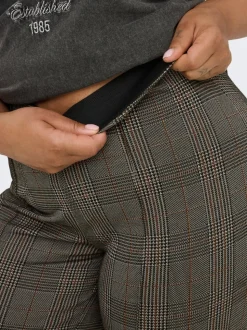 CARFINE Krój wide leg Spodnie