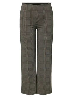 CARFINE Krój wide leg Spodnie