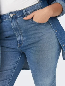 CARFOREVER Wysoka talia Krój skinny Jeans