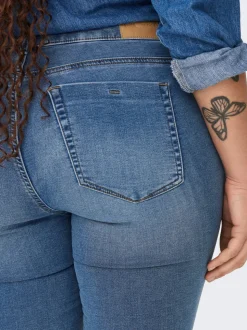 CARFOREVER Wysoka talia Krój skinny Jeans