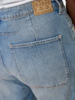 CARFRANKIE Wysoka talia Krój baryłkowaty Do kostek Jeans