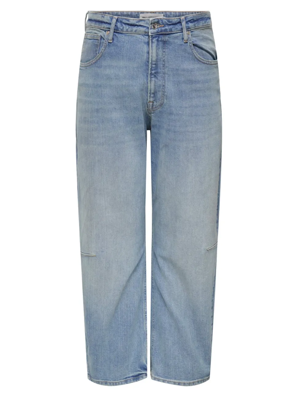 CARFRANKIE Wysoka talia Krój baryłkowaty Do kostek Jeans