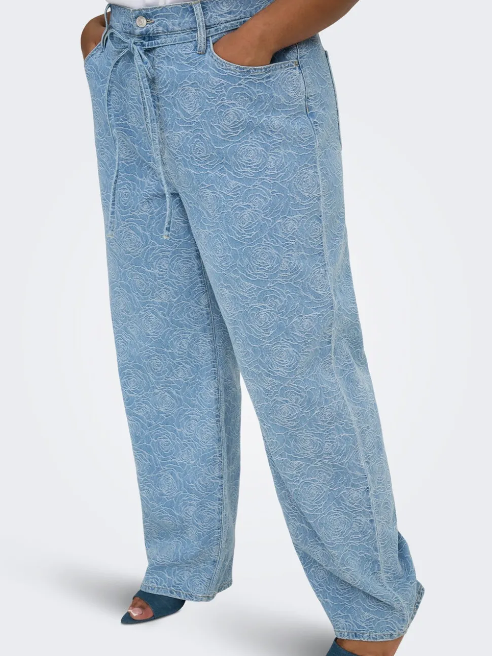 CARGIANNA Średnia talia Krój prosty Jeans