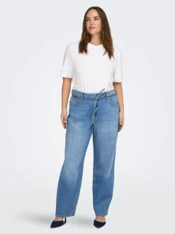 CARGIANNA Średnia talia Krój balonowy Jeans