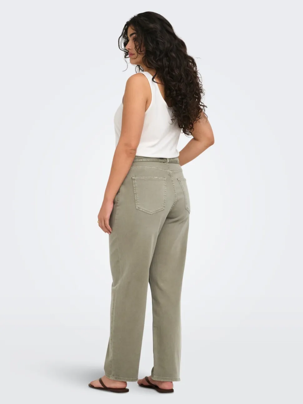 CARGIANNA Średnia talia Krój prosty Jeans
